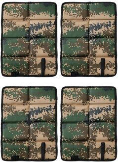 4 Stuks Multifunctionele Kussen Opvouwbare Zitkussen Outdoor Camping Kussen Outdoor Accessoires
