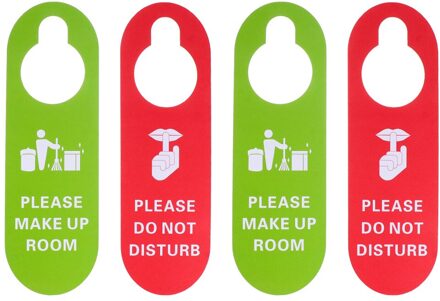 4 Stuks Niet Storen Deur Tag Maken Kamer Deur Tag Deurklink Tag