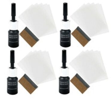 4 Stuks Pack Voorruit Reparatie Kit Auto Glas Quick Fix Repareren Voorruit