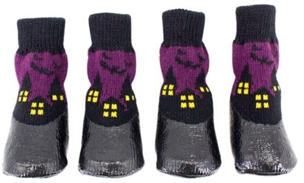 4 Stuks Pet Dog Schoenen Laarzen Waterdichte Sokken Puppy Antislip Outdoor Voeten Cover Kleine Medium Grote Hond Vuile -Proof Sokken H2 11 ~