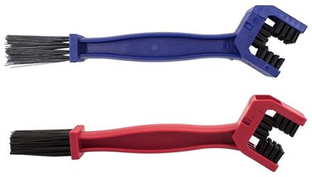 4 Stuks Plastic Motorfiets Fiets Chain Clean Borstel Gear Grunge Borstel Mtb Bike Machine Wasmachine Borstel Scrubber Fietsen Schoon Kit 2stk Brush