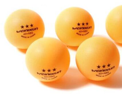 4 Stuks Professionele Tafeltennis Ballen 3 Ster 2.8G 40 + Mm Abs Plastic Bal Voor Ping Pong training Racket Sport 2 Kleuren 4stk geel