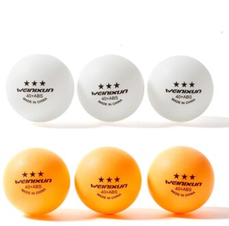 4 Stuks Professionele Tafeltennis Ballen 3 Ster 2.8G 40 + Mm Abs Plastic Bal Voor Ping Pong training Racket Sport 2 Kleuren willekeurig