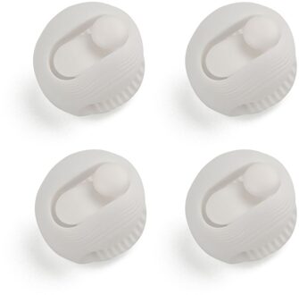 4 Stuks Quilt Dekens Fastener Clip Laken Houders Quilt Holder Antislip Dekbedovertrek Klem Veilig Dekbed Houder apparaat wit