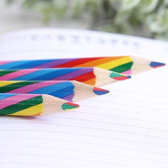 4 Stuks Regenboog Gekleurde Potloden Voor Kinderen Diverse Kleuren Voor Tekening Kleuren Schetsen Potloden Voor Tekening Briefpapier