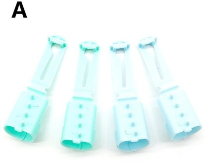 4 Stuks Ring Type Naald Vingerhoed Plastic Garen Gids Vinger Dragen Gehaakte Trui Breien Tool