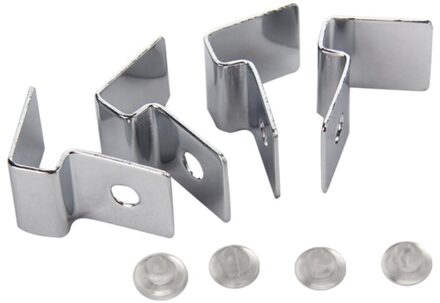 4 Stuks Rvs Aquarium Fish Tank Vaste Cover Clip Filter Houder 8/10/12Mm