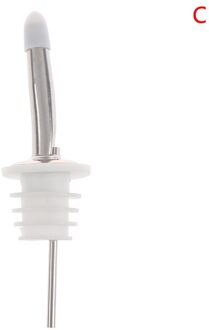 4 Stuks Rvs Whisky Liquor Olie Wijn Fles Schenker Cap Uitloop Stopper Mond Dispenser Barman Home Bar Party Accessoires Rood