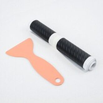 4 Stuks Set Instaplijsten Protector Stickers 3D Carbon Fiber Instaplijsten Panel