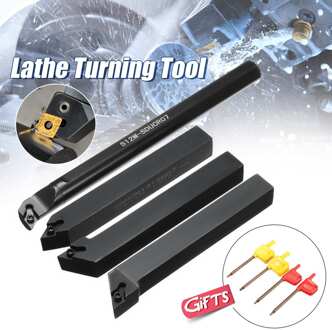 4 stuks Set Van 12mm Draaibank Draaien Gereedschaphouder Borning Bar Voor DCMT0702 Insert