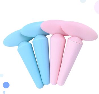 4 Stuks Siliconen Fles Stoppers Milieuvriendelijke Bier Drank Fles Caps Verse Houden Sealers Party Gunsten (2 Stuks Blu zoals getoond