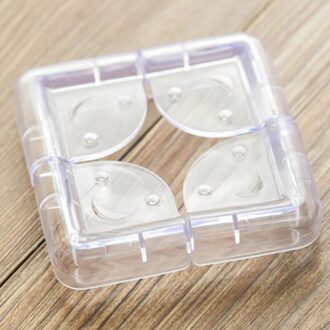 4 Stuks Siliconen Protector De Hoek Protection Cover Kinderen Anticollision Edge Corner Guards Kind Baby Veiligheid Transparante