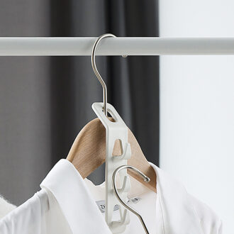 4 Stuks Slaapkamer Kast Thuis Verbinding Sterk Hanger Vouwen Opknoping Multifunctionele Ruimtebesparende Opslag Kleding Haak Organizer