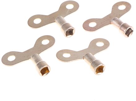 4 Stuks Sleutel Vierkante Socket Gat Waterkraan Kraan Sleutel Voor Water Tap Massief Messing Speciale Lock Radiator Sanitair Bleed