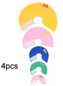 4 Stuks Soft Elizabethaanse Cirkel Voor Vogels Papegaai Bib Mantel Pak Huisdier Vogel Kleding P9YB donker khaki