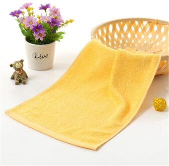 4 Stuks Soft Plain Bamboevezel Kinderen Handdoek 25*50 Cm Voor Baby Douche Badkamer Roze Geel Blauw voor Thuis Badhanddoek