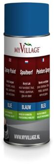 4 stuks Spuitverf blauw 150ml