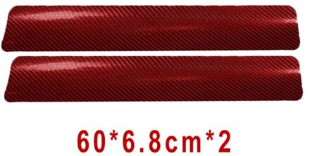 4 Stuks Sticker Auto Carbon Fiber Deur Scuff Anti-Kras Onderdelen Universele