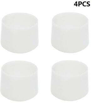 4 Stuks Stoel Benen Caps Siliconen Voeten Protector Pads Tafel Stoel Voet Cover Antislip Tafel Stoel Been Caps meubels Bescherming Mat ronde
