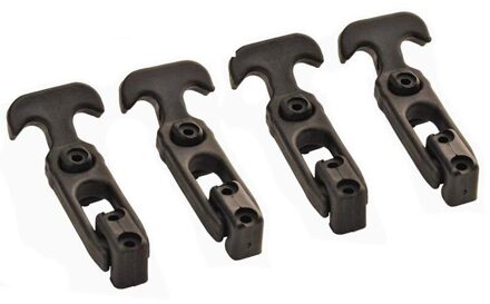 4 Stuks T-Handvat Rubber Flexibele Trekken Vergrendelingen Fit Voor Toolbox/Koeler/Golfkar/Landbouwmachines T-Toolbox Lock