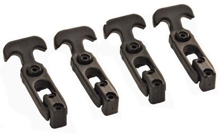 4 Stuks T-Handvat Rubber Flexibele Trekken Vergrendelingen Fit Voor Toolbox/Koeler/Golfkar/Landbouwmachines T-Toolbox Lock