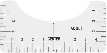 4 Stuks T-shirt Gids Heerser Met Maattabel Naaien Centreren Uitlijning Tekening Sjabloon Craft Tool Set Naaien Accessoire 10X 5duim