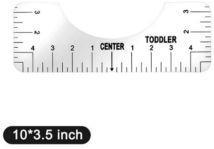 4 Stuks T-shirt Heerser Gids Vinyl T-shirt Heerser Gids Sublimatie Ontwerpen Op T-shirt Vinyl Heersers Gids Maattabel T-shirts heerser 10x3.5 duim