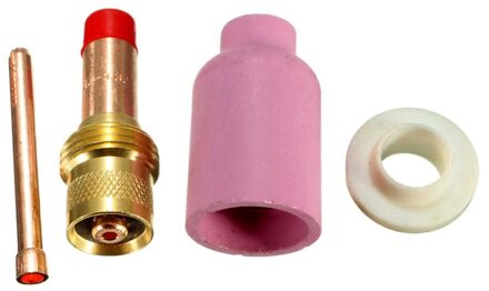 4 Stuks Tig Gas Lens Kit Maat 3/32 "45V26 10N24 54N15 54N01 Fit Tig Lastoorts Pta Db Sr WP17 18 26 Serie