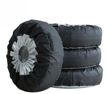 4 Stuks Tire Cover, Winter Zomer Cover Band, Auto Reservewiel Cover, Opbergzakken, draagtas, Wiel Bescherming Covers