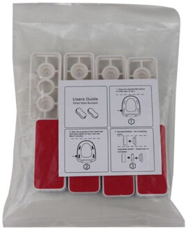 4 Stuks Toiletbril Bumpers Met Sterke Lijm-Bieden Een Grote Buffering Een