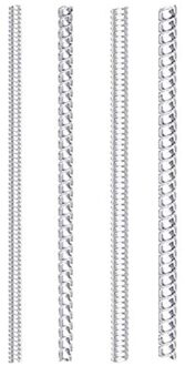 4 Stuks Transparante Spiraal Gebaseerd Ring Tools Voorjaar Spoel Ring Size Richter Guard Tightener Reducer Resizen Tool Voor Sieraden # m0