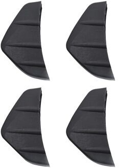 4 Stuks Universal Car Rear Bumper Lip Diffuser Haaienvin Stijl Auto Terug Bumper Spoiler Lip Splitter Auto-Styling auto Accessoires