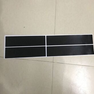 4 Stuks Universele Auto Instaplijsten Sticker Koolstofvezel Scuff Cover Protector Anti-Scratch Auto Waterdichte Sticker Auto Decor