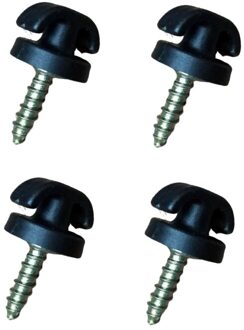4 Stuks Universele Auto Kofferbak Envelop Bagagenet Tie Down Haak Ring Loop Opknoping Haken
