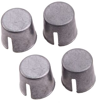 4 Stuks Universele Zilveren Auto Batterij Post Lood Shim Voor Gedragen Berichten