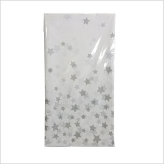 4 Stuks Van Stamping Zilveren Vijfpuntige Ster Disposabletablecloth Verjaardagsfeestje Tafelkleed Bruiloft Decoratie heet zilver -1stk