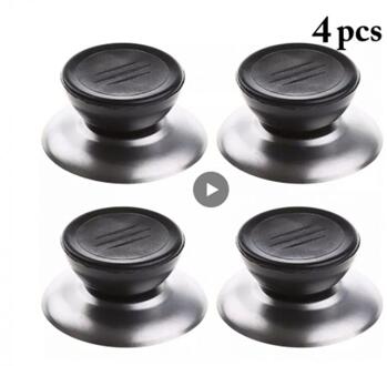 4 Stuks Vervanging Keuken Cookware Pot Pan Deksel Hand Grip Knop Handvat Cover Pan Deksel Handvat Universal Keuken Accessoires