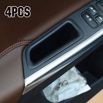 4 Stuks Voor Volvo XC60 Deurklink Arm Rest Opbergdoos Voordeur Achter Deur Doos handschoen Lade