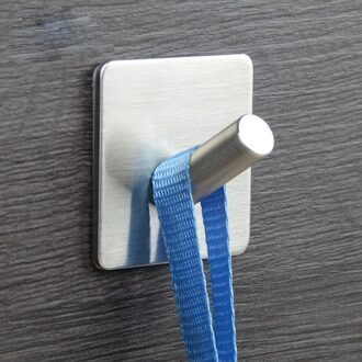 4 Stuks Zelfklevende Haken Paraplu Sjaals Handdoeken Badkamer Keuken Woonkamer Rvs Hanger