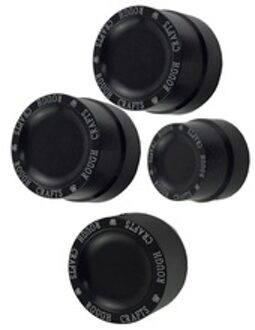 4 Stuks Zwart Aluminium Ruwe Craft Carving Front & Achteras Moer Covers Caps Geschikt Voor Harley Sportster XL883 XL1200 dyna Touring V