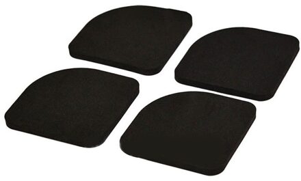 4 Stuks Zwart Multifunctionele Wasmachine Anti-Shock Pads Antislip Koelkast Mute Pad Tafel Matten Crash Pad thuis Levering