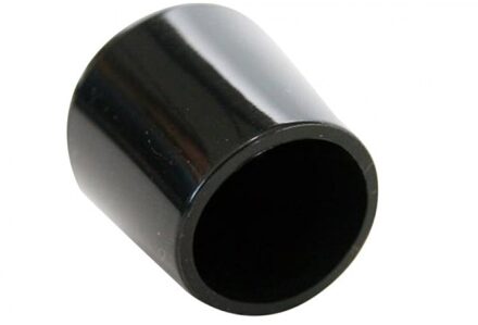 4 stuks zwarte meubeldoppen - Meubelviltjes