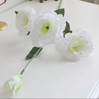 4 Takken Kunstzijde Bloem Eustoma Bloem Thuis Kamer Tafel Party Wedding Diy Fotografie Achtergrond Decoratie Bloem