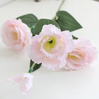 4 Takken Kunstzijde Bloem Eustoma Bloem Thuis Kamer Tafel Party Wedding Diy Fotografie Achtergrond Decoratie Bloem