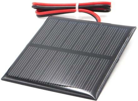 4 V 160mA 0.64Watt zonnecellen Epoxy Polykristallijn Silicium DIY Batterij Oplader Module kleine zonnepanelen speelgoed 4 V Volt 4V 160mA met draad