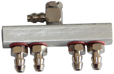 4-Weg Alle-Metalen Olie Distributeur Brandstof Door-Pass Regulator T Connector Voor Toyan FS-L400 Nitro Motor model