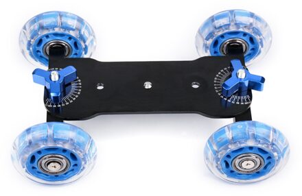 4 wiel Desktop Vedio Rail Track Slider Dolly Auto voor DSLR Camera Camcorder