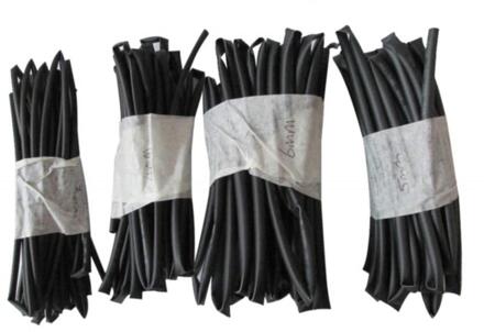 4 x 1 meter lenghts heat shrink tubing Shrink Tubing Flame Retardant Shrink Tube Heat Shrinkable Tube