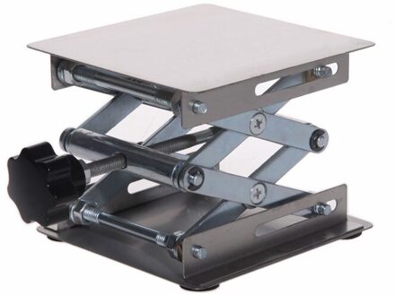 4 "X 4" 100X100Mm Aluminium Router Lift Tafel Houtbewerking Graveren Laboratorium Lifting Stand Rack Lift platform Hout Bankjes roestvrij staal