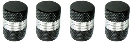 4 X Aluminium Tire Velgen Stem Air Ventieldopjes Cover Band For A Auto Vrach 4 X Aluminium Tire Velgen Stem Air